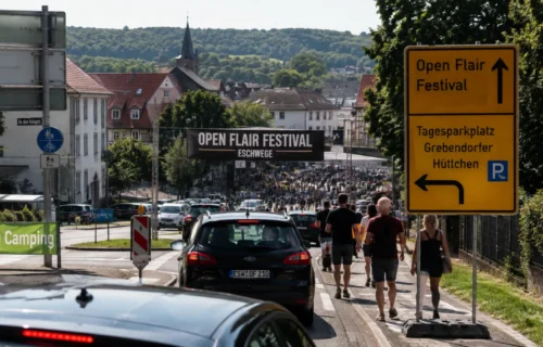 Verkehr rund um das Open Flair Festival: Das müssen Besucher wissen